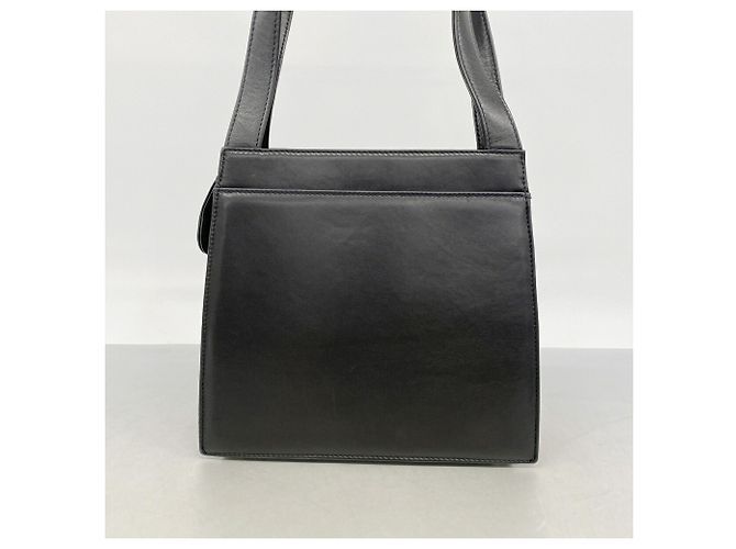 Borsa Tote Chanel in pelle d'agnello nera Nero - vista 10