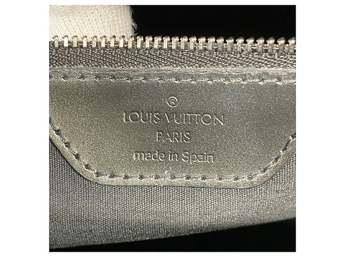 Borsa Tote Louis Vuitton Monogram Mat Stockton M55112 Noir Nero - vista 5