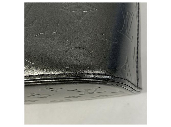 Borsa Tote Louis Vuitton Monogram Mat Stockton M55112 Noir Nero - vista 6