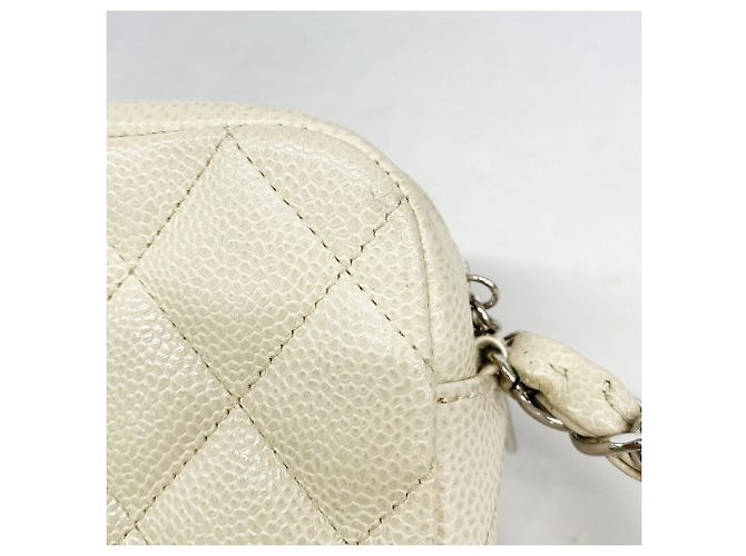 Chanel Matelassé Schultertasche mit Kette Roh - Ansicht 7