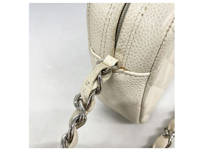Chanel Matelassé Schultertasche mit Kette Roh - Ansicht 8