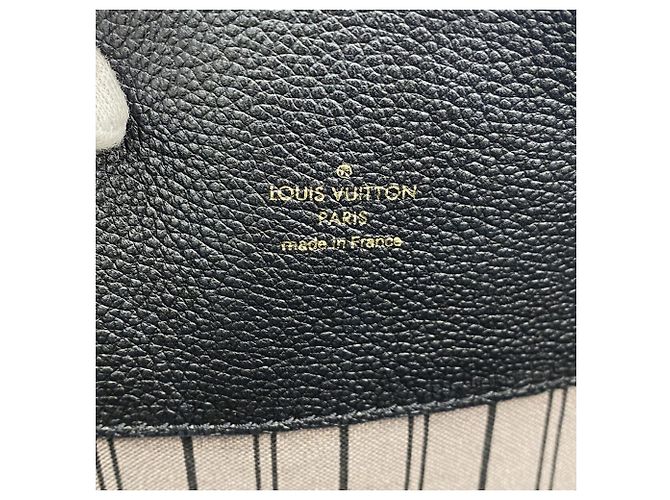 Bolsa de Ombro Louis Vuitton Monogram Empreinte Merry M44014 Noir Preto - vista 5