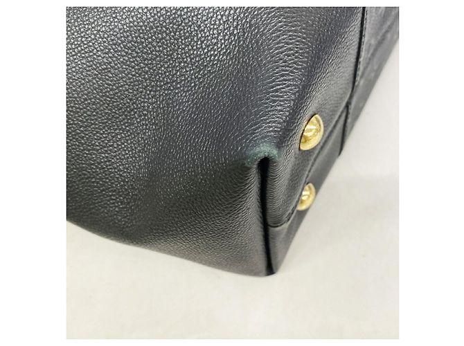 Bolsa de Ombro Louis Vuitton Monogram Empreinte Merry M44014 Noir Preto - vista 6