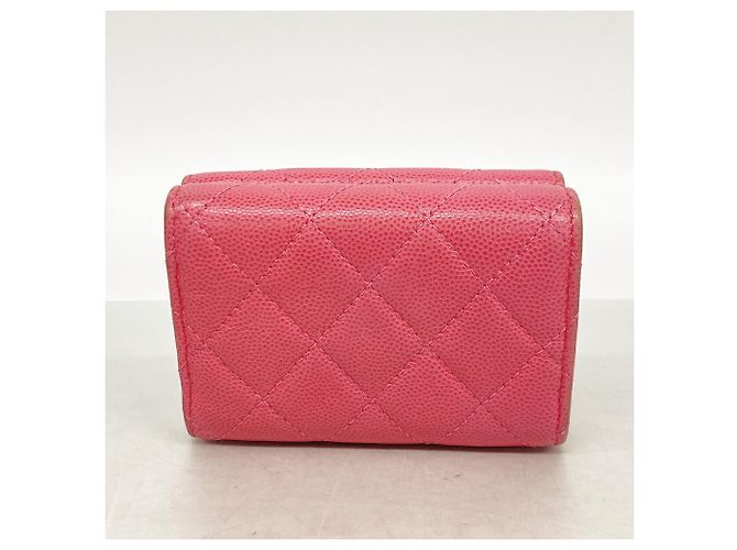 Timeless Cartera Chanel Rosa Tri-Fold - vista 10