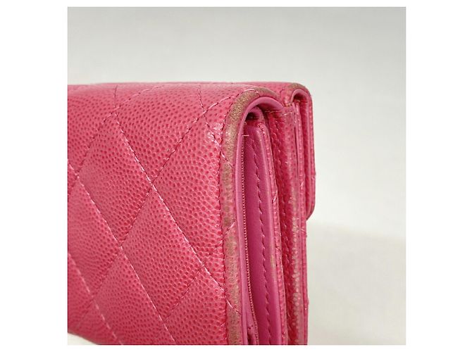 Timeless Cartera Chanel Rosa Tri-Fold - vista 6