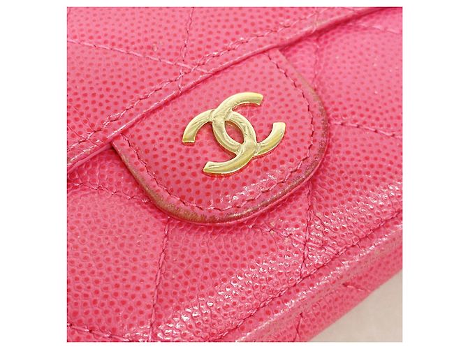 Timeless Cartera Chanel Rosa Tri-Fold - vista 7