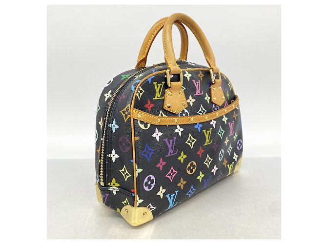 Borsa Louis Vuitton Monogram Multicolor Trouville Nero - vista 2