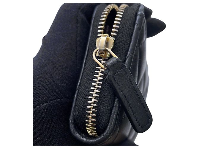 Portamonete con zip Chanel Classic Nero - vista 10