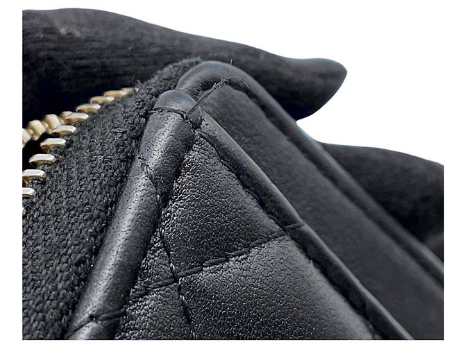 Portamonete con zip Chanel Classic Nero - vista 5