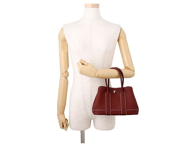 Hermès Bolso Tote Hermes Neo Garden 23 Roja - vista 4
