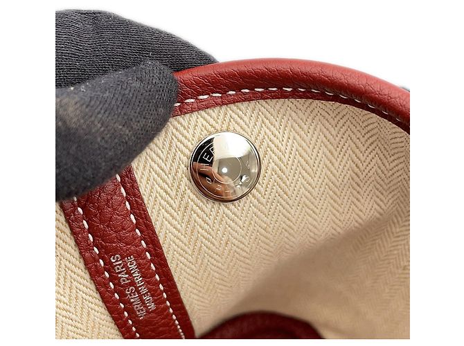 Hermès Bolso Tote Hermes Neo Garden 23 Roja - vista 7