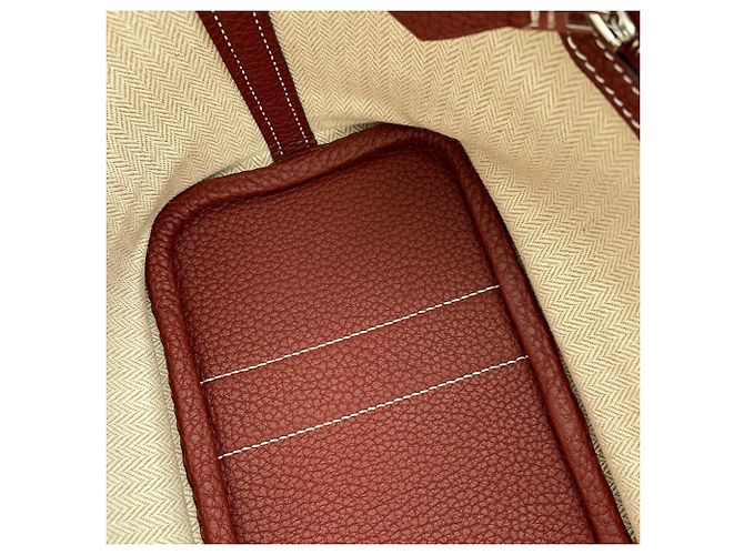 Hermès Bolso Tote Hermes Neo Garden 23 Roja - vista 8