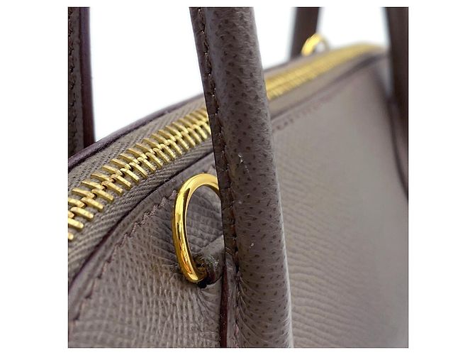 Hermès Borsa Hermes Bolide 27 in Etain Grigio - vista 8
