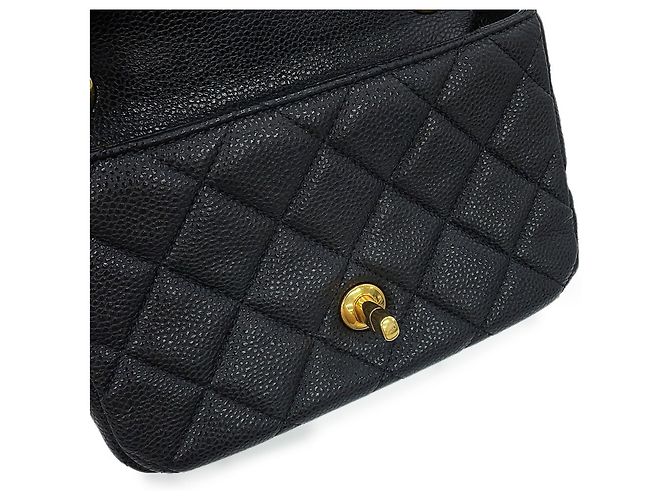 Bolsa de Ombro Mini Matelassé com Corrente Chanel Preto - vista 10