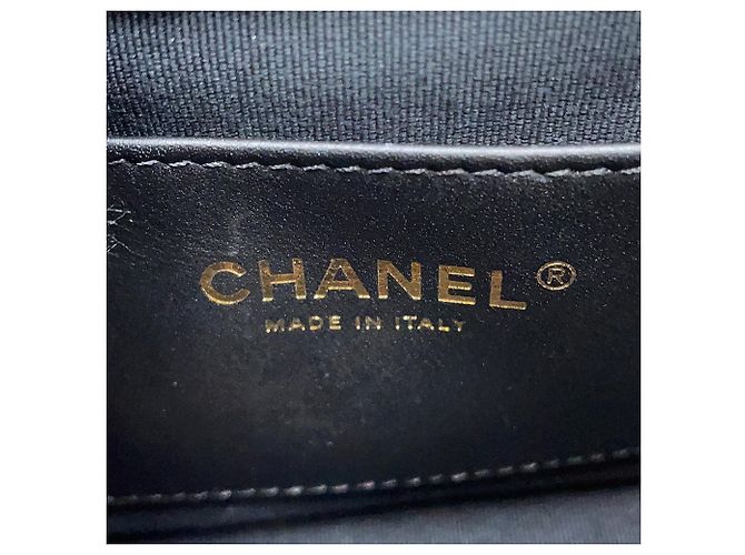 Bolsa de Ombro Mini Matelassé com Corrente Chanel Preto - vista 12