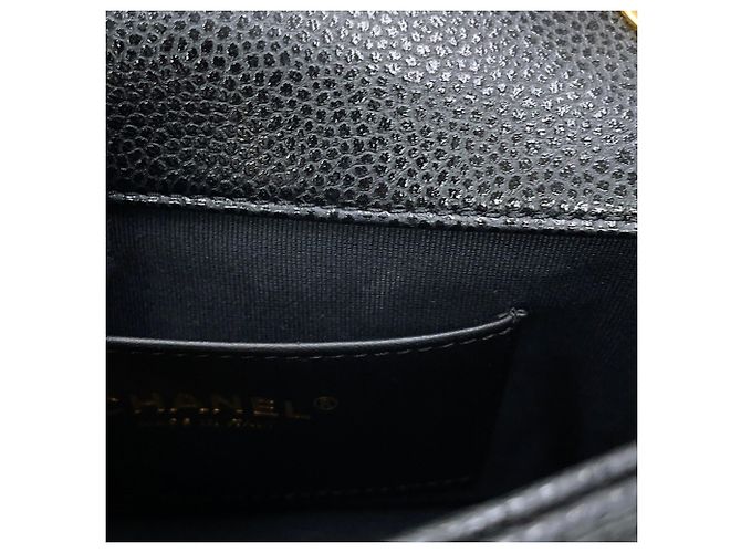 Bolsa de Ombro Mini Matelassé com Corrente Chanel Preto - vista 8
