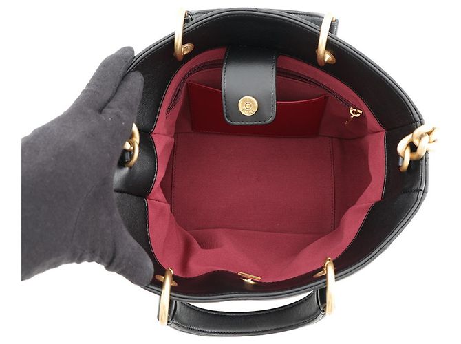 Bolsa Chanel Matelassé Coco Mark Small Preto - vista 6