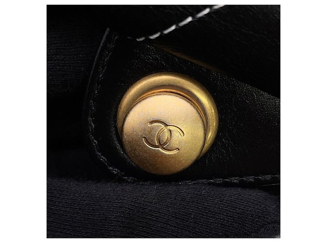 Zaino Chanel in pelle di vitello nera Nero - vista 11