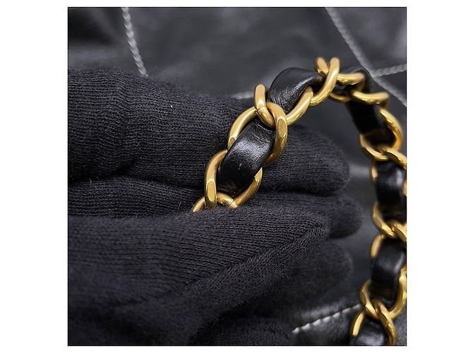Zaino Chanel in pelle di vitello nera Nero - vista 15