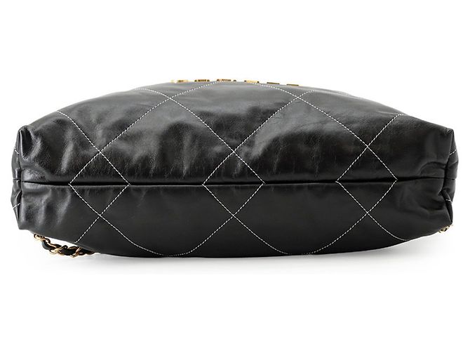 Zaino Chanel in pelle di vitello nera Nero - vista 3