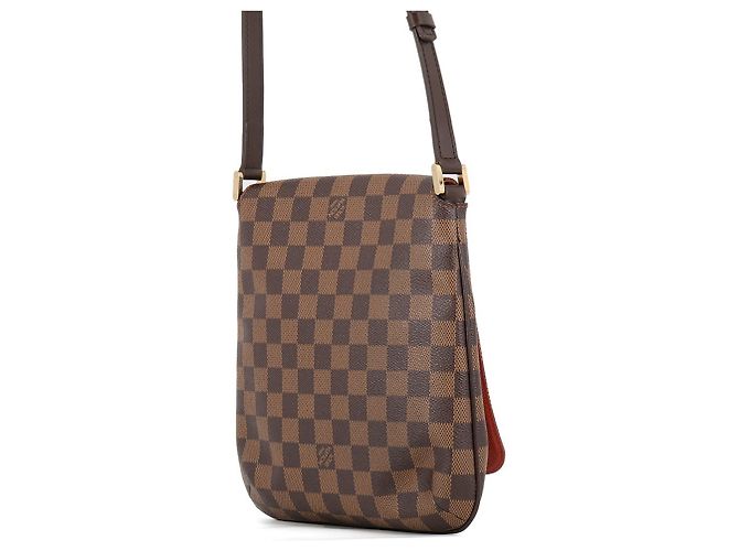 Borsa a tracolla Louis Vuitton Damier Ebene Musette Salsa Arancione - vista 2