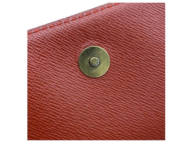 Borsa a tracolla Louis Vuitton Damier Ebene Musette Salsa Arancione - vista 9