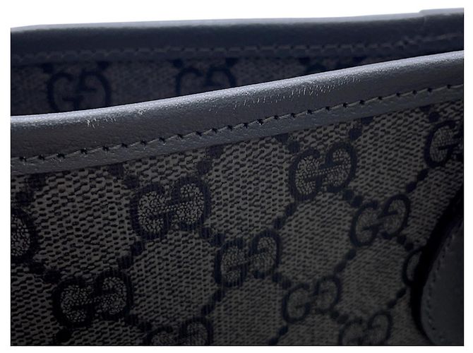 Gucci GG Supreme Medium Tote Bag Braun - Ansicht 8