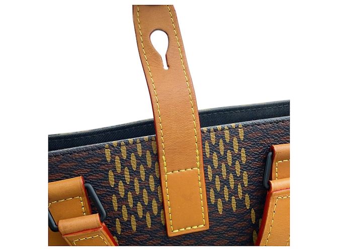 Sac à main Mini Tote Louis Vuitton Damier Ebene Giant Monogram Noir Damier ebène - vue 10