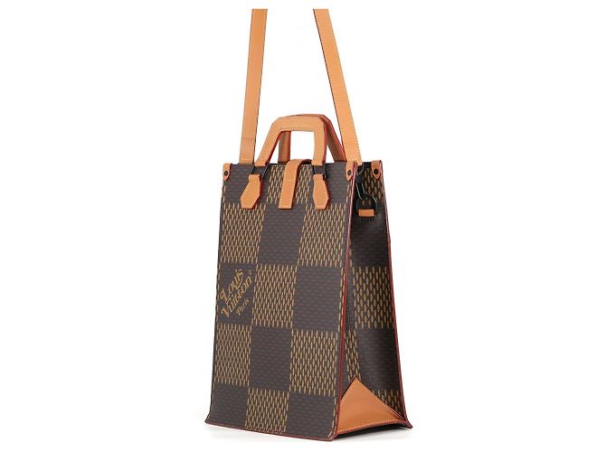 Sac à main Mini Tote Louis Vuitton Damier Ebene Giant Monogram Noir Damier ebène - vue 2