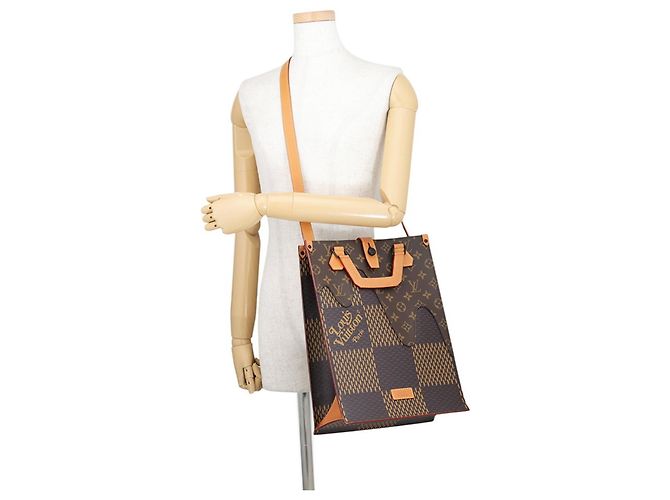 Sac à main Mini Tote Louis Vuitton Damier Ebene Giant Monogram Noir Damier ebène - vue 5