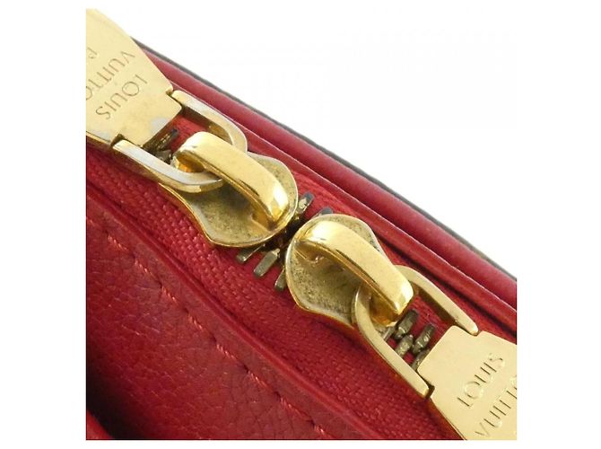 Bolso Louis Vuitton Monogram Pallas BB Castaño Fucsia - vista 4
