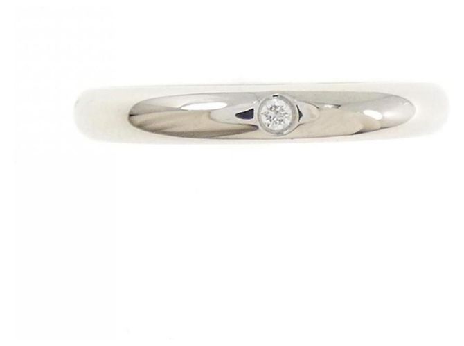 Cartier Ehering aus Platine 950 mit Diamanten - Ansicht 2