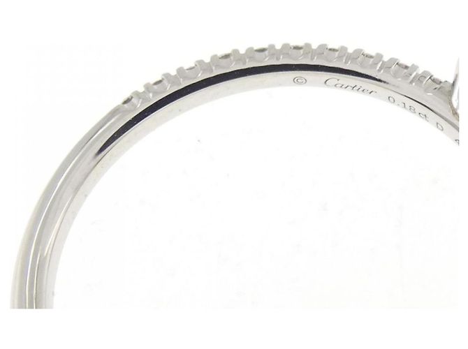 Anello Cartier Etincelle in platino - vista 4