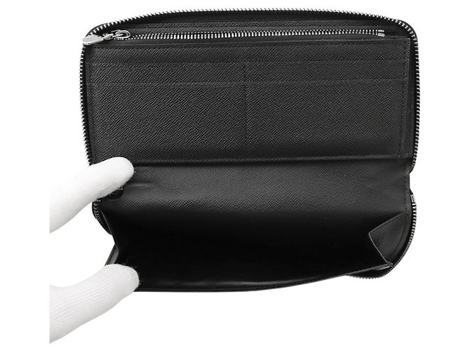 Portafoglio Zippy Louis Vuitton Monogram Eclipse Nero Monogramma - vista 5