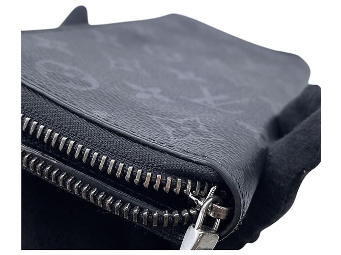Portafoglio Zippy Louis Vuitton Monogram Eclipse Nero Monogramma - vista 8