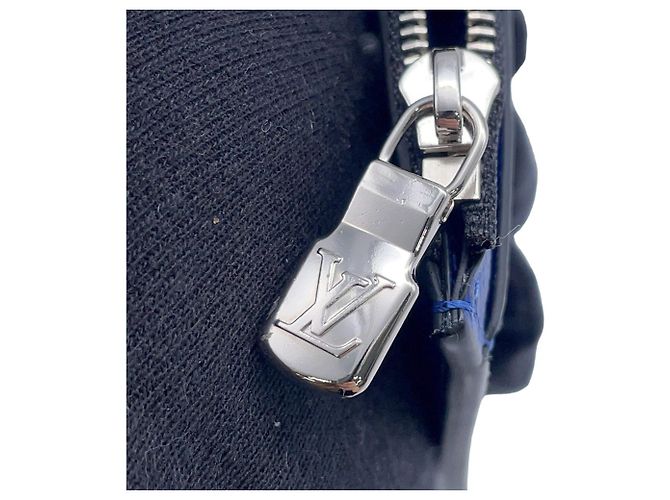 Portamonete Louis Vuitton Taiga Monogram Blu Monogramma - vista 7