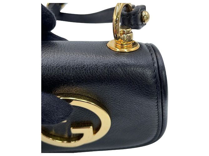 Tarjetero Gucci de piel negra Negro - vista 7