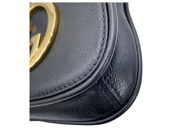 Tarjetero Gucci de piel negra Negro - vista 8