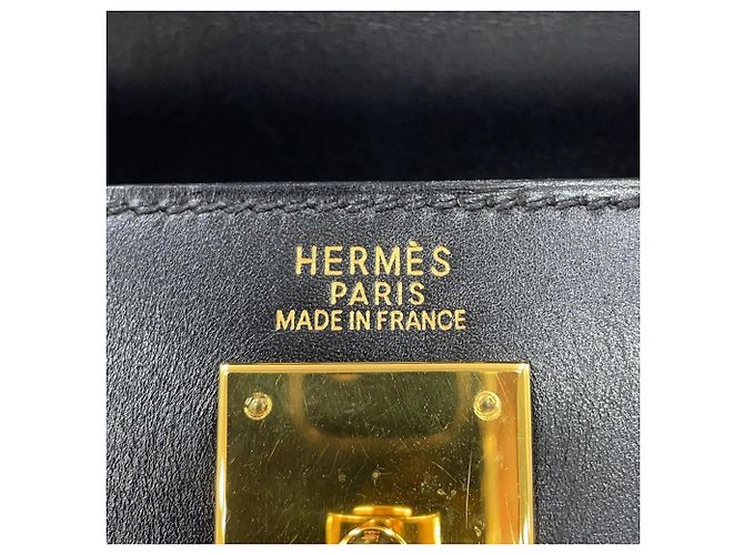 Hermès Bolsa de mão Hermes Kelly 32 Preto - vista 16