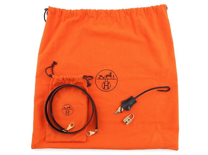 Hermès Bolsa de mão Hermes Kelly 32 Preto - vista 17