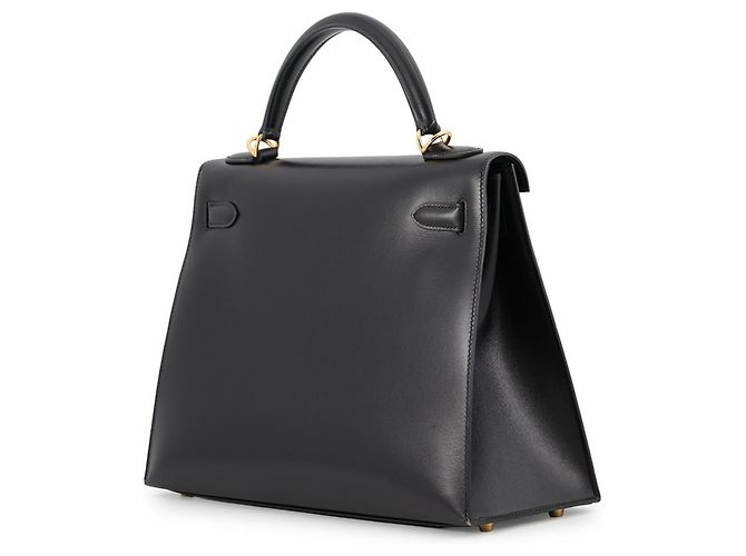 Hermès Bolsa de mão Hermes Kelly 32 Preto - vista 2