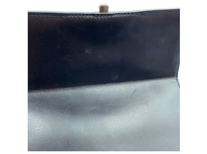 Hermès Hermes Cinetic Black Tadelakt D Stamp Handtasche Schwarz - Ansicht 12