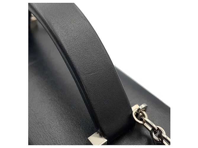 Hermès Hermes Cinetic Black Tadelakt D Stamp Handtasche Schwarz - Ansicht 15