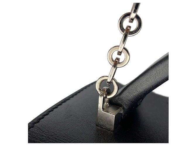 Hermès Hermes Cinetic Black Tadelakt D Stamp Handtasche Schwarz - Ansicht 16