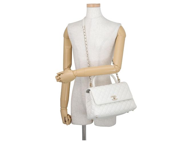 Bolso Chanel Matelassé en White Blanco - vista 4