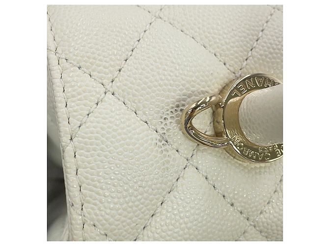 Bolso Chanel Matelassé en White Blanco - vista 7