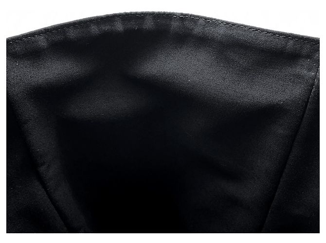 Borsa Tote in tela Balenciaga Nero Crudo - vista 7