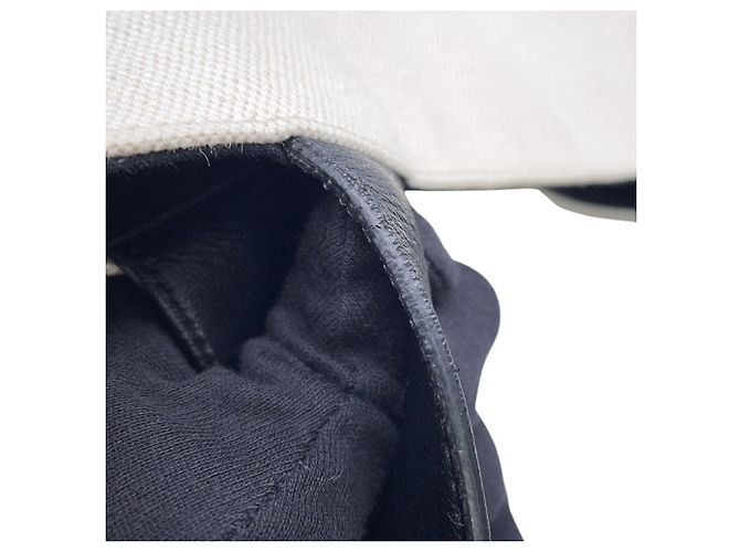 Borsa Tote in tela Balenciaga Nero Crudo - vista 8