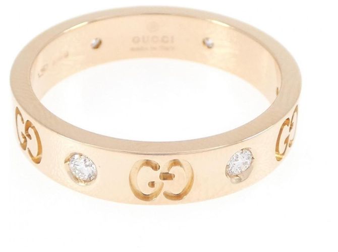 Gucci Icon Band Ring in Roségold - Ansicht 2