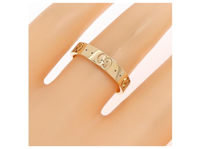 Anello Gucci Icon in Oro Giallo 18K - vista 4